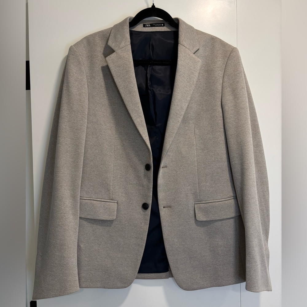 light gray blazer